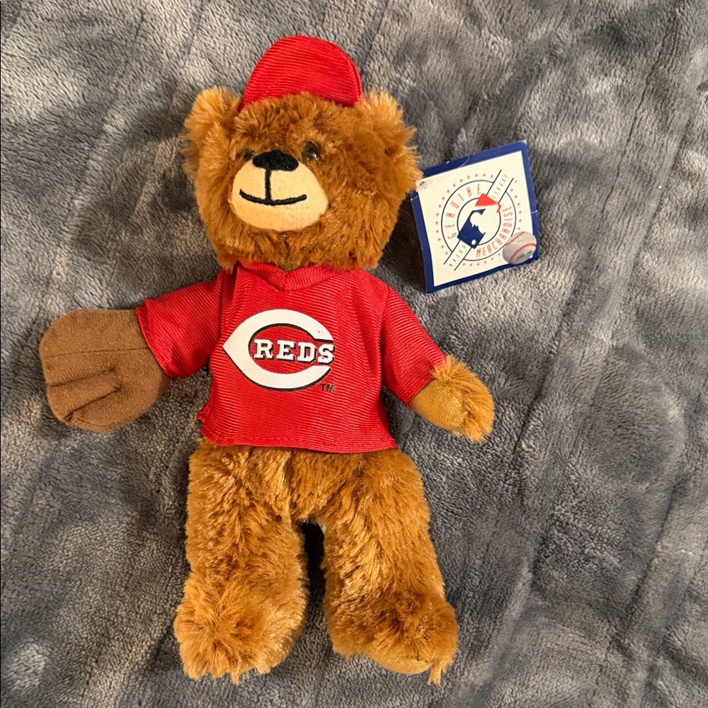 NWT Official MLB Cincinnati Reds Teddy Bear Plush 2014 Good Stuff MLBP2014